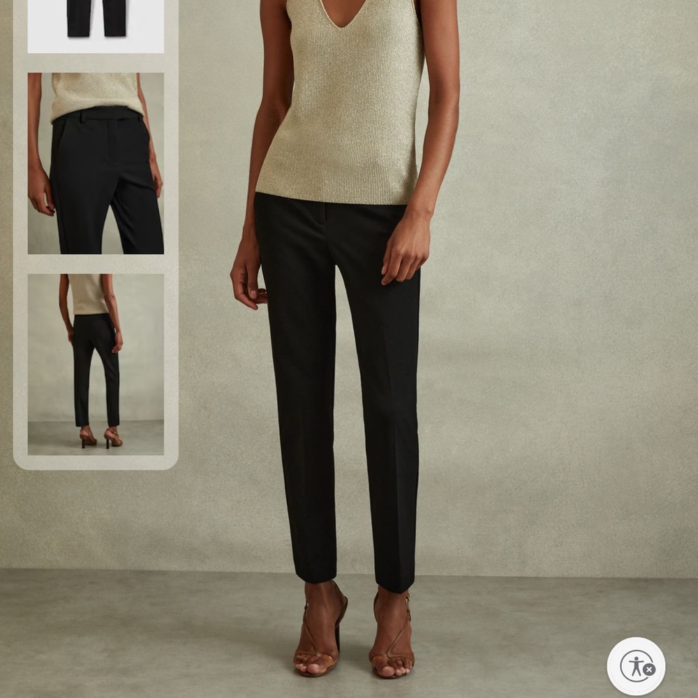 Reiss Joanne Slim Fit Tailored Pants - Size 4R
